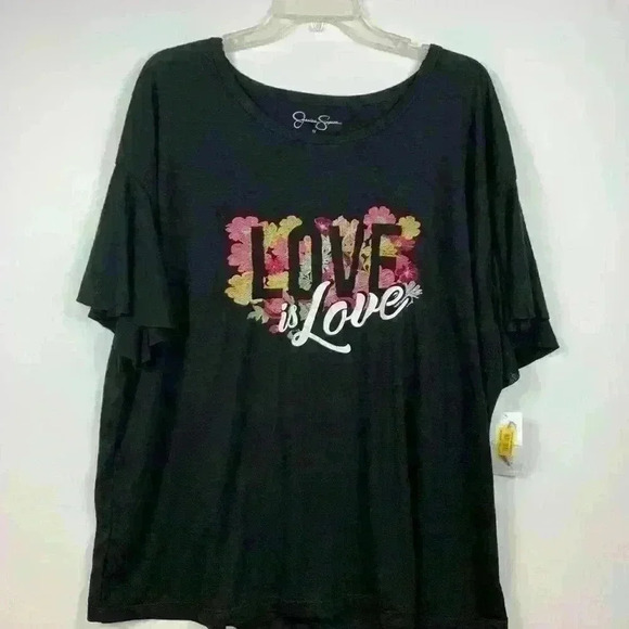 3 for $30 Jessica Simpson • Love is Love Graphic T - Picture 2 of 6